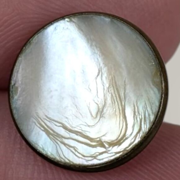 Antique Lot of 7 Single Mother of Pearl Cufflinks - Picture 7 of 15